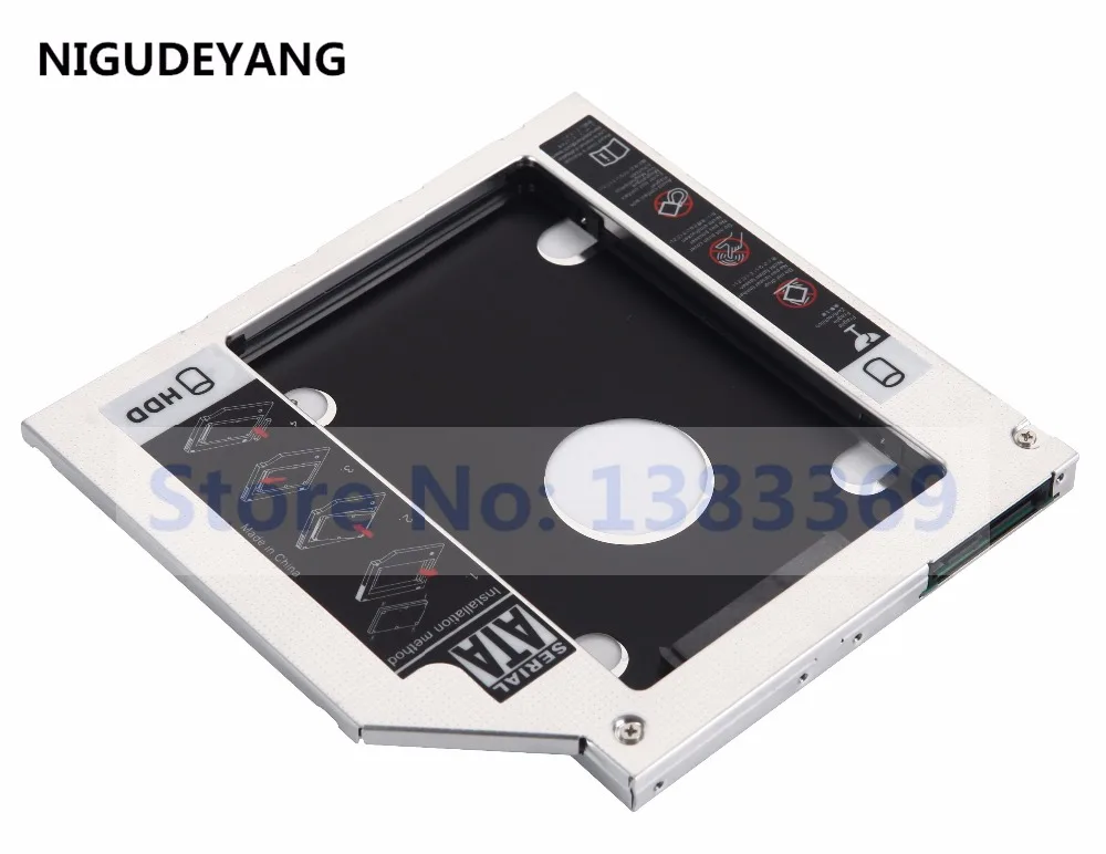 

NIGUDEYANG 2nd Hard Drive HDD SSD Caddy Adapter for Lenovo ThinkPad Edge E431 E531 E540