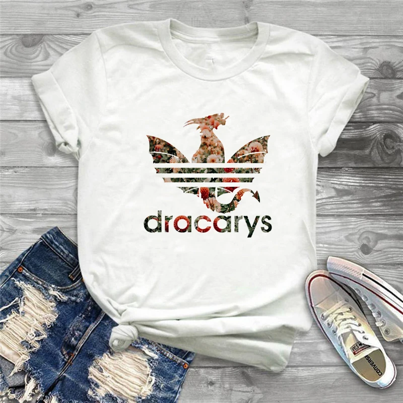 Хит Dracarys футболка для женщин Игра престолов мать драконов Khaleesi рубашка Dragon Fire