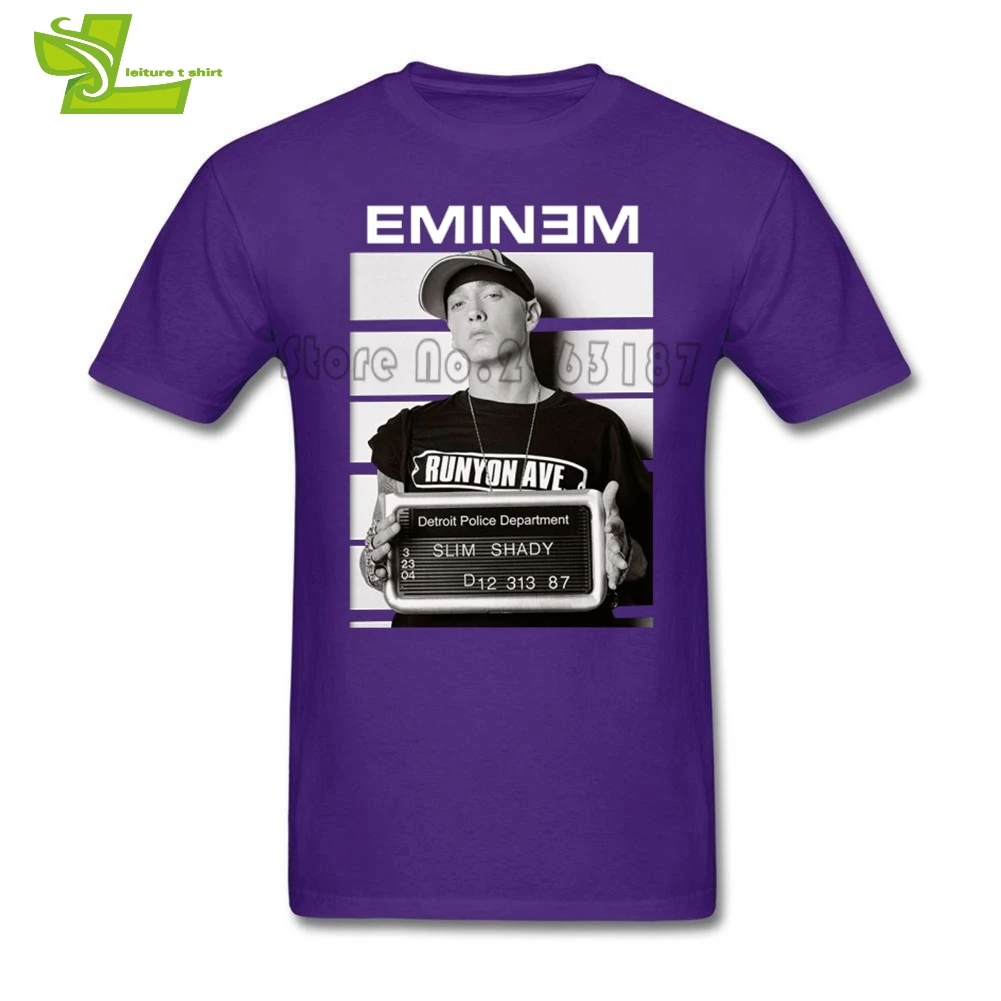Мужская Тонкая футболка Eminem модная летняя удобная мужская из 100% хлопка новейшая