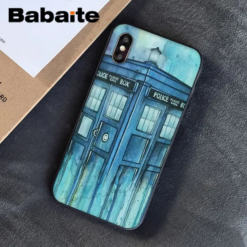 A15 Babaite Tardis Doctor Dr Who Police Box Новинка чехол для телефона Fundas чехол для Apple iPhone 8 7 6 6S Plus X XS MAX 5 5S SE XR чехол s - Цвет: A15