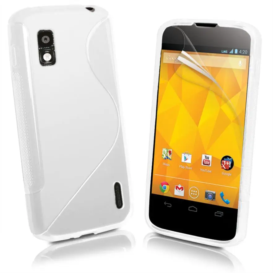 Мода кожного покрова силиконовой резины гель мягкий чехол с линии ТПУ волны