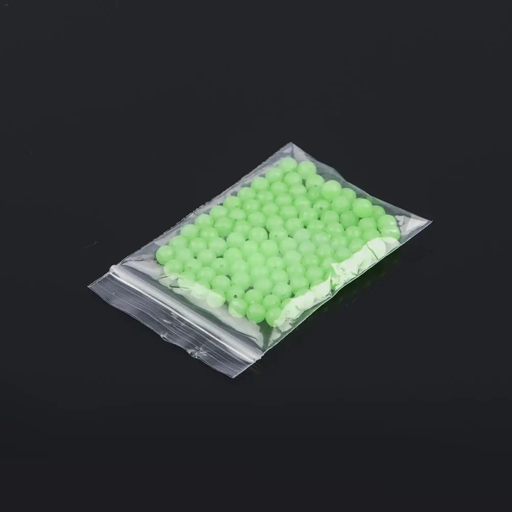 100 5 мм Круглые Светящиеся морские рыболовные приманки плавающие декоративные