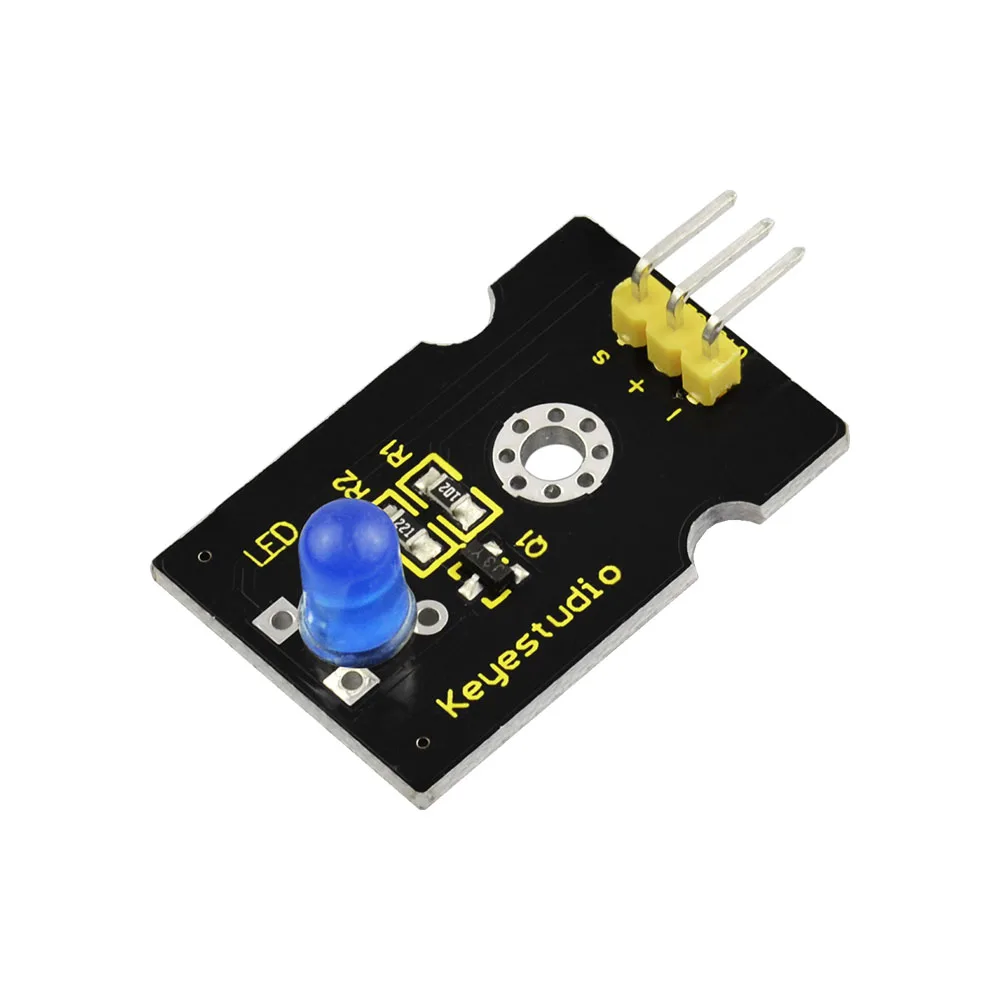 Супер яркий цветной светодиодный модуль Keyestudio для Arduino STEM (синий)|Аксессуары