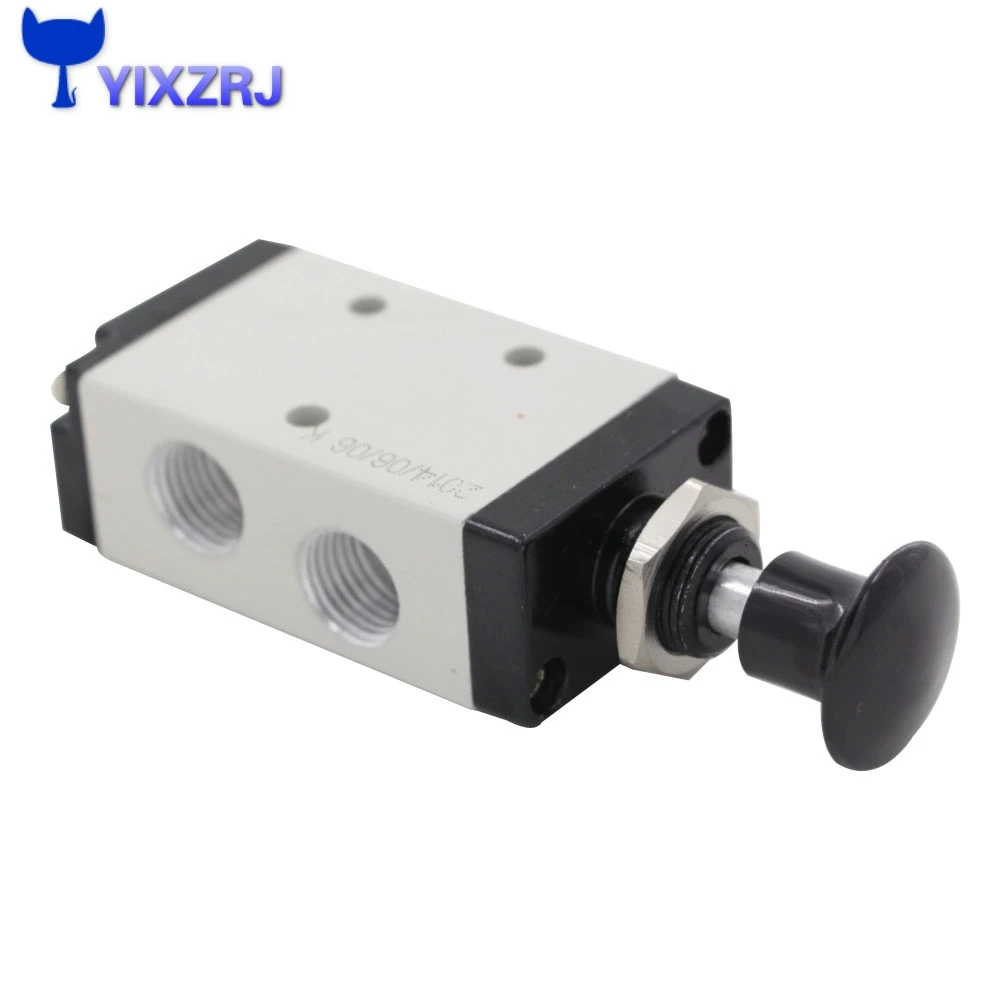 1x 5 port 2 pos 1/4" BSP Hand Draw Pneumatic Valve 4R210-08 Return | Обустройство дома