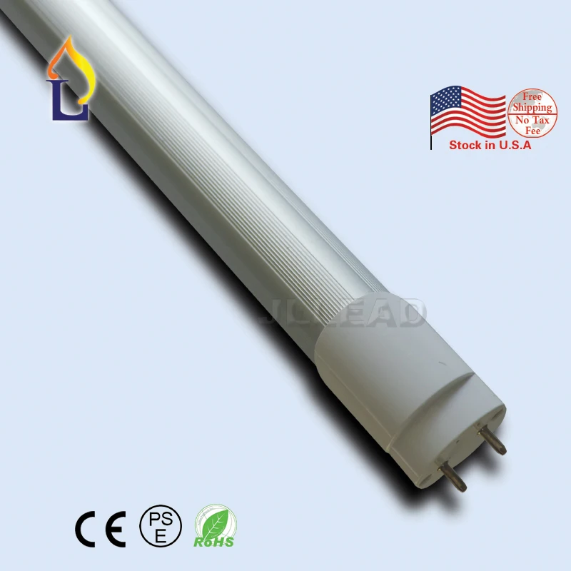 10 шт США склад 48 Вт 40 30 24 8ft 6ft 5ft 4ft G13 fa8 одиночный контакт T8 V форма светодиодный