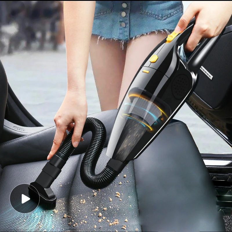2019 Super Suction USB Wireless Car Vacuum Cleaner Handheld 120W Wet &amp Dry Dual Use Portable For Home And | Бытовая техника