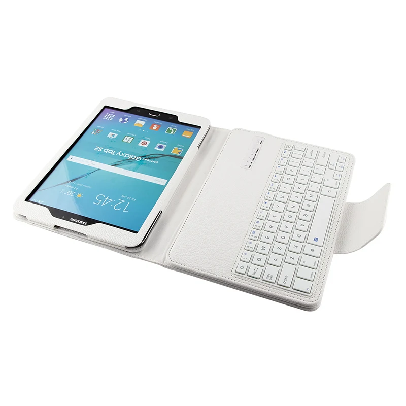 Для samsung Galaxy Tab S2 9 7 ''T810 T815 планшет съемный ABS Bluetooth клавиатура портфель кожаный