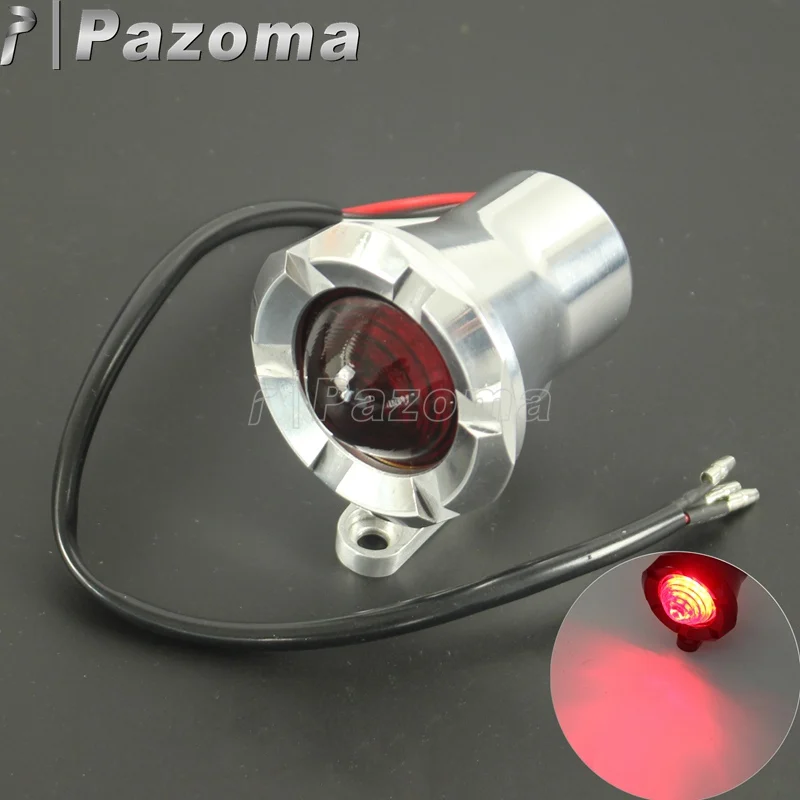 Универсальный мотоциклетный польский красный объектив 12 В светодиодный задний