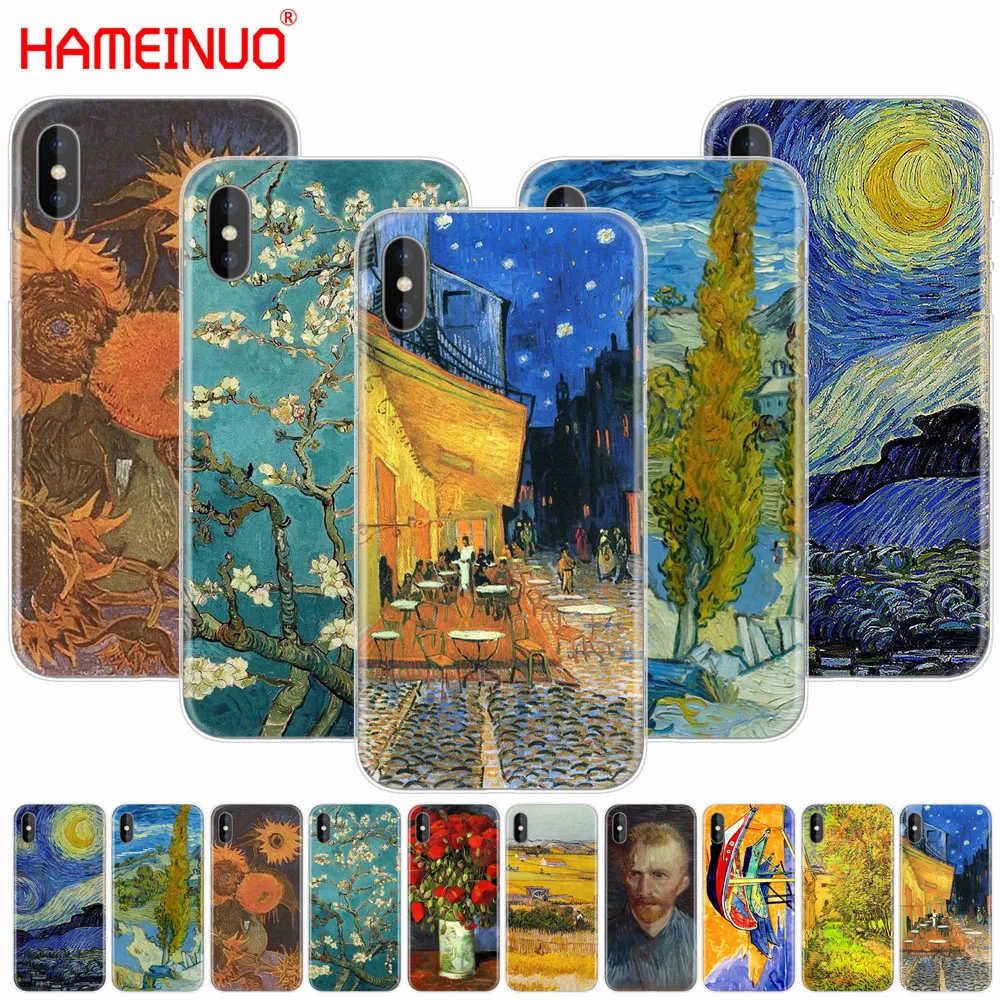 HAMEINUO Ренессанс картины маслом Ван Гога сотовый телефон чехол для iphone X 8 7 6 4 4s 5 5s SE