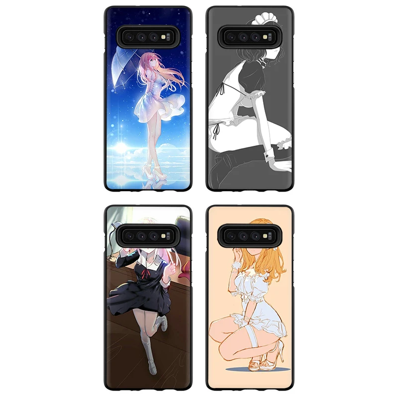 Сексуальный мягкий чехол для телефона с аниме девушкой Samsung Galaxy M10 20 30 S6 7 Edge S8 9 10 Plus