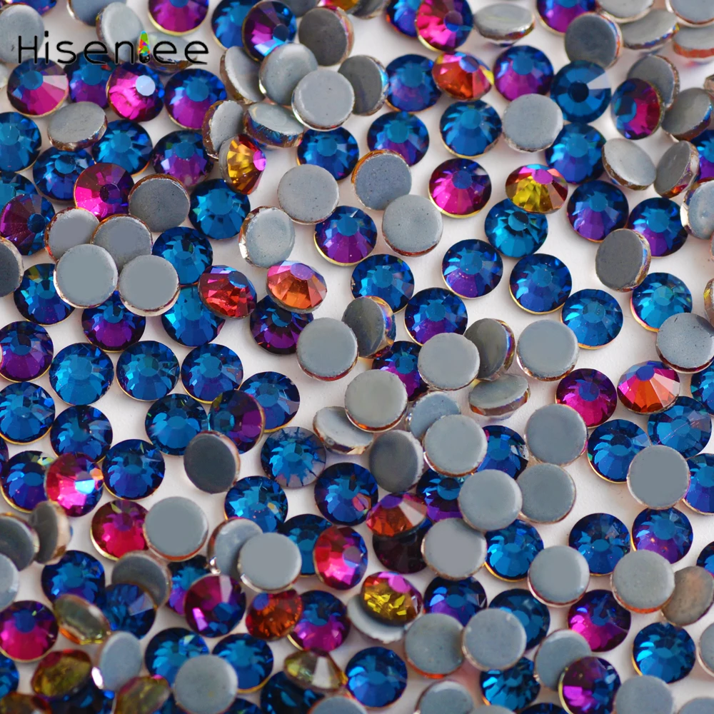 AAAA SS3-SS30 лучшее качество голубое пламя горячее исправление горный хрусталь более блестящее супер яркое исправленное железо на камнях для свадебных платьев