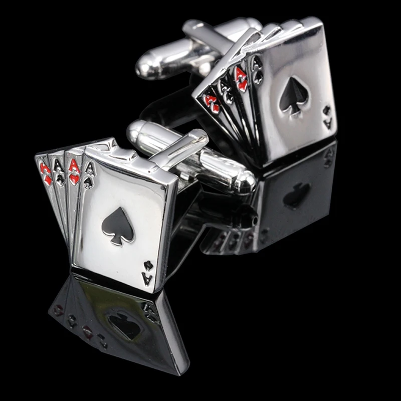 Модные Запонки мужские рубашки запонки серебро авиационный дизайн Высокое