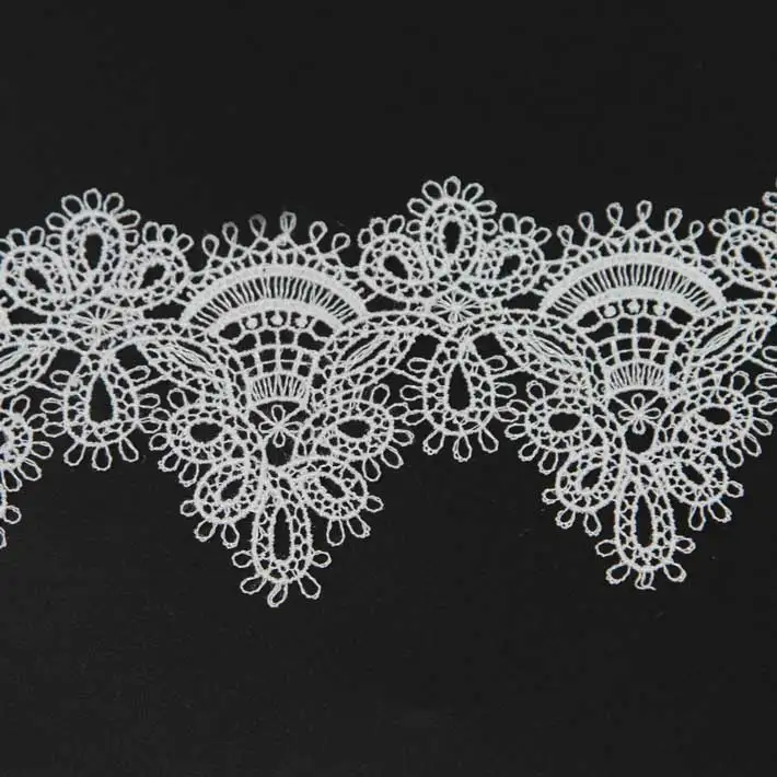 2 ярдов белая кружевная отделка мягкая Венеция Кружева свадьба сделай сам шитье