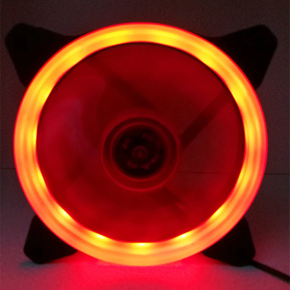 RD BINMER 120 мм вентилятор кулер для процессора RGB светодиодный 120x120x25 мм 12 В DC бесщеточный PC чехол для компьютера Вентилятор охлаждения 1200PRM PC вентилятор Радиатор L0429 - Цвет лезвия: RD