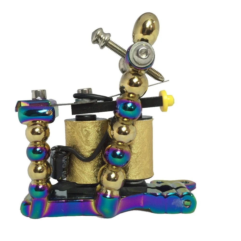 Бесплатная доставка тату машинка ручная работа многоцветные ружья 10 обертывания