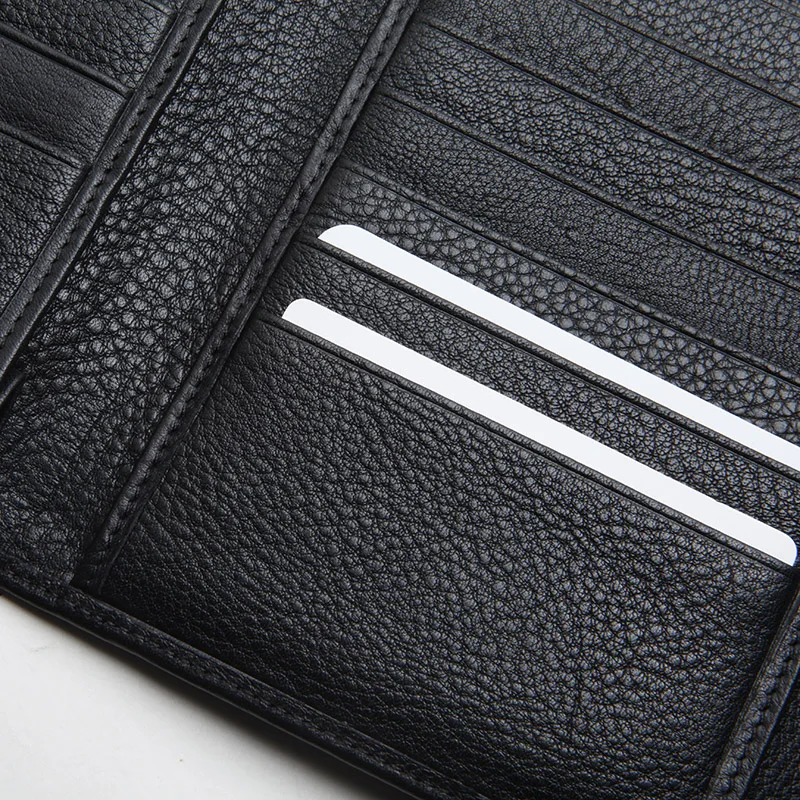 LANSPACE мужской кожаный бумажник мультихолдер ручной работы кошелек брендовый