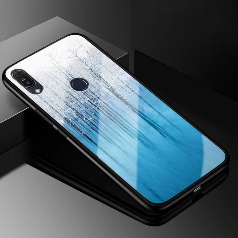 25 Чехол из закаленного стекла для ASUS Zenfone Max Pro M1 ZB601KL, жесткая задняя крышка из поликарбоната для ASUS Max Pro M1 ZB602KL X00TD, силиконовый бампер - Цвет: 25