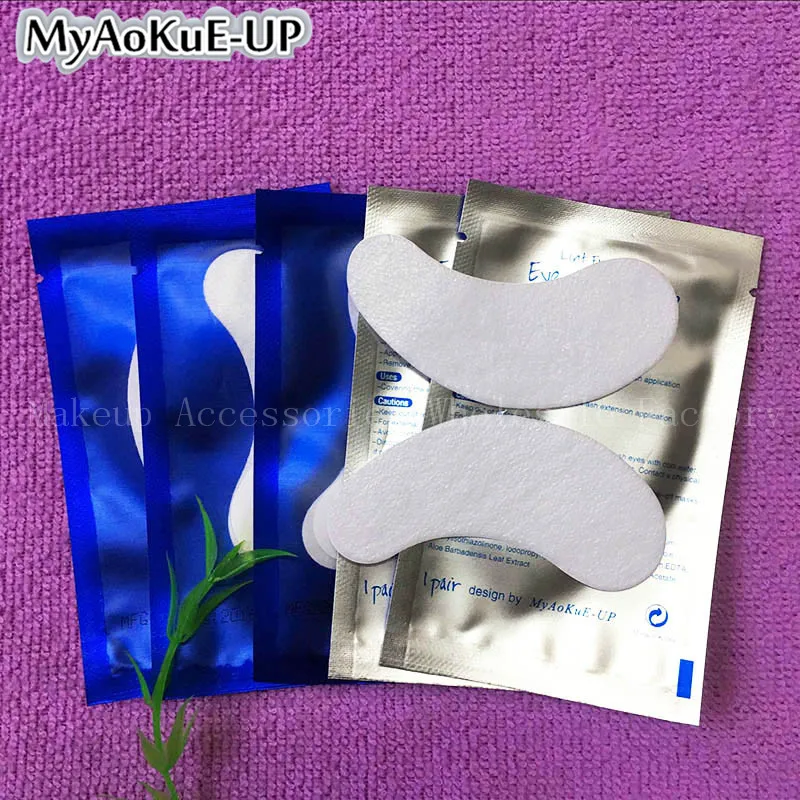 Оптовая продажа 50 пар голубых глаз накладки для ресниц наклейки | Красота и