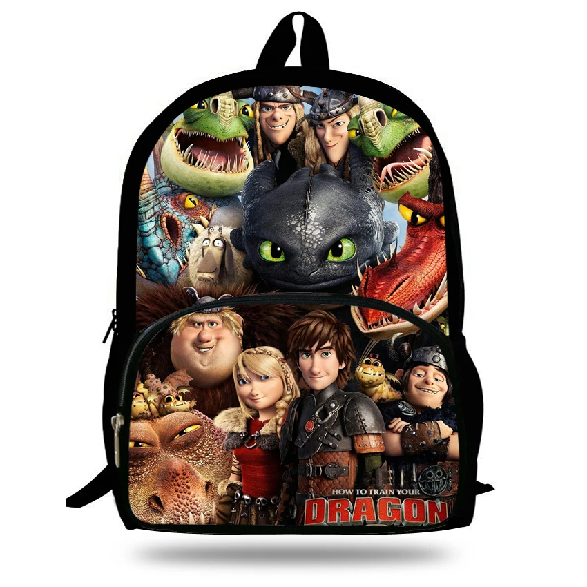 2019 Горячая 16 дюймов Mochila Детская сумка для мальчиков Как приручить свой рюкзак с