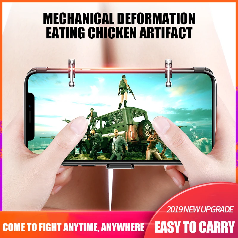 Складной контроллер PUBG чехол для телефона Геймпад Джойстик iPhone Xiaomi huawei Oneplus Samsung |