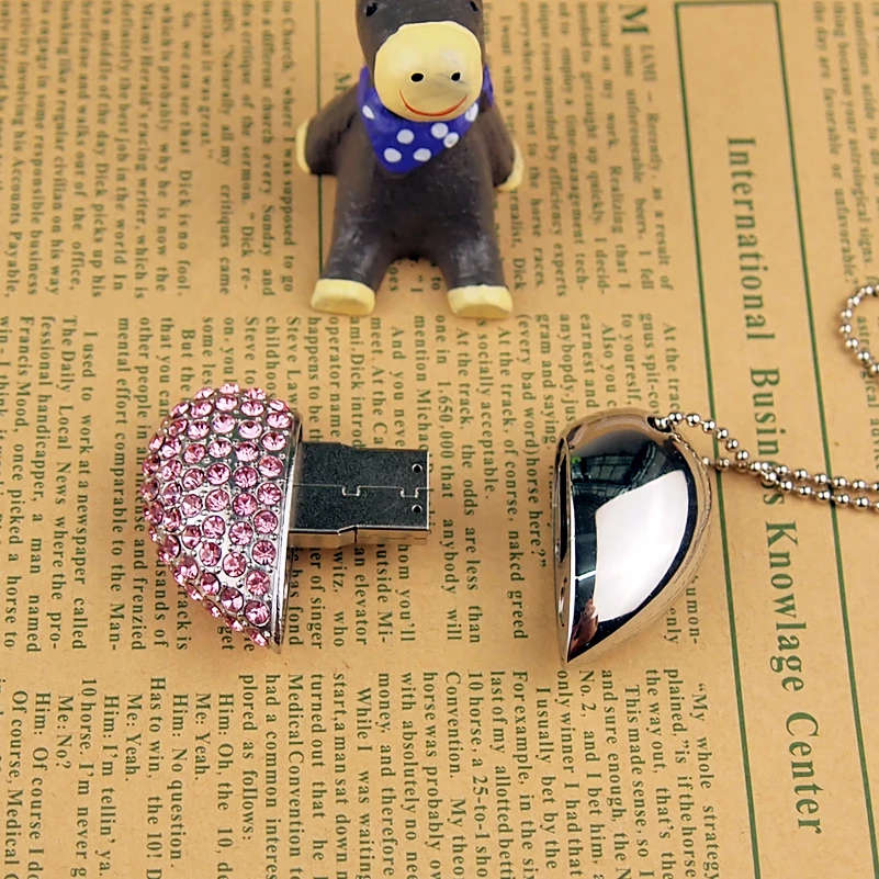 Usb 2 0 металлическая флеш-карта в форме сердца 4-64 Гб | Компьютеры и офис
