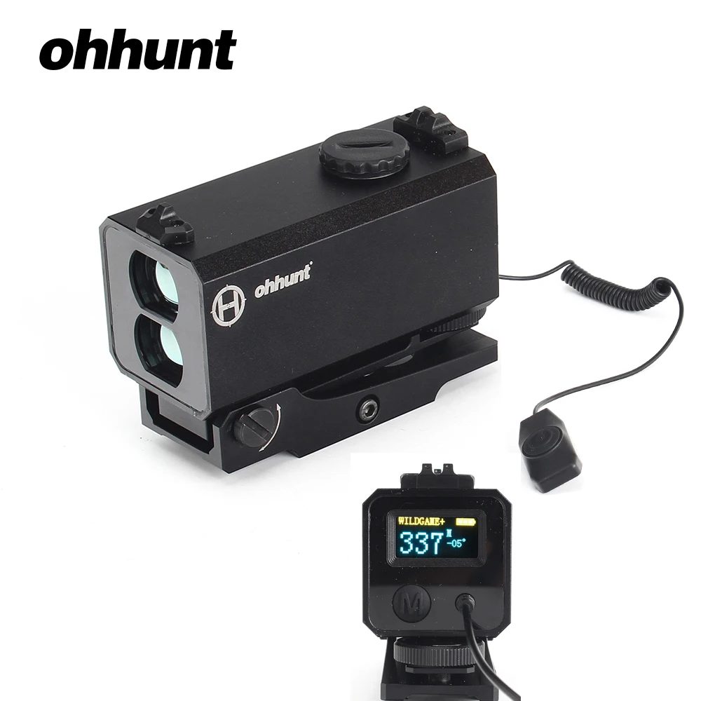 Ohhunt Охотничий Тактический мини лазерный дальномер 5-700 м Лазерный дальномер Измерение расстояния с цветным OLED дисплеем