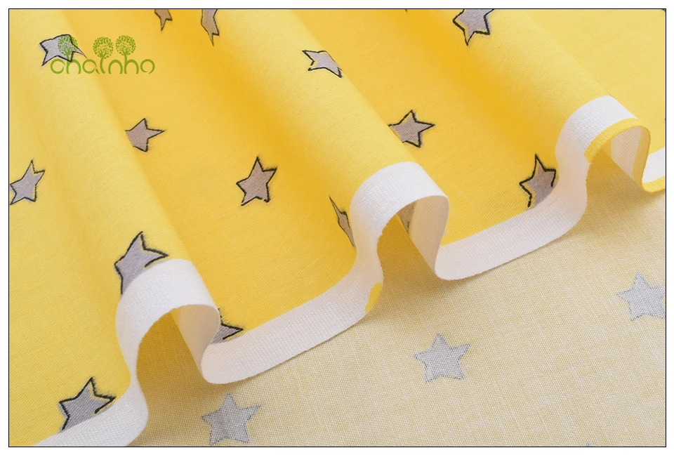 Chainho Star Print саржевая хлопковая ткань для шитья/ткани для детей и детей/простыня, подушка, подушка, материал для штор