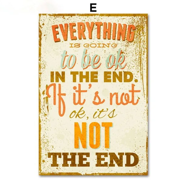 Фиолетовый Gohipang Motivational Typography Life Quotes A4 Vintage Retro Art Prints Poster Hippie Wall Pictures Canvas Painting Home Decor - Цвет: Фиолетовый