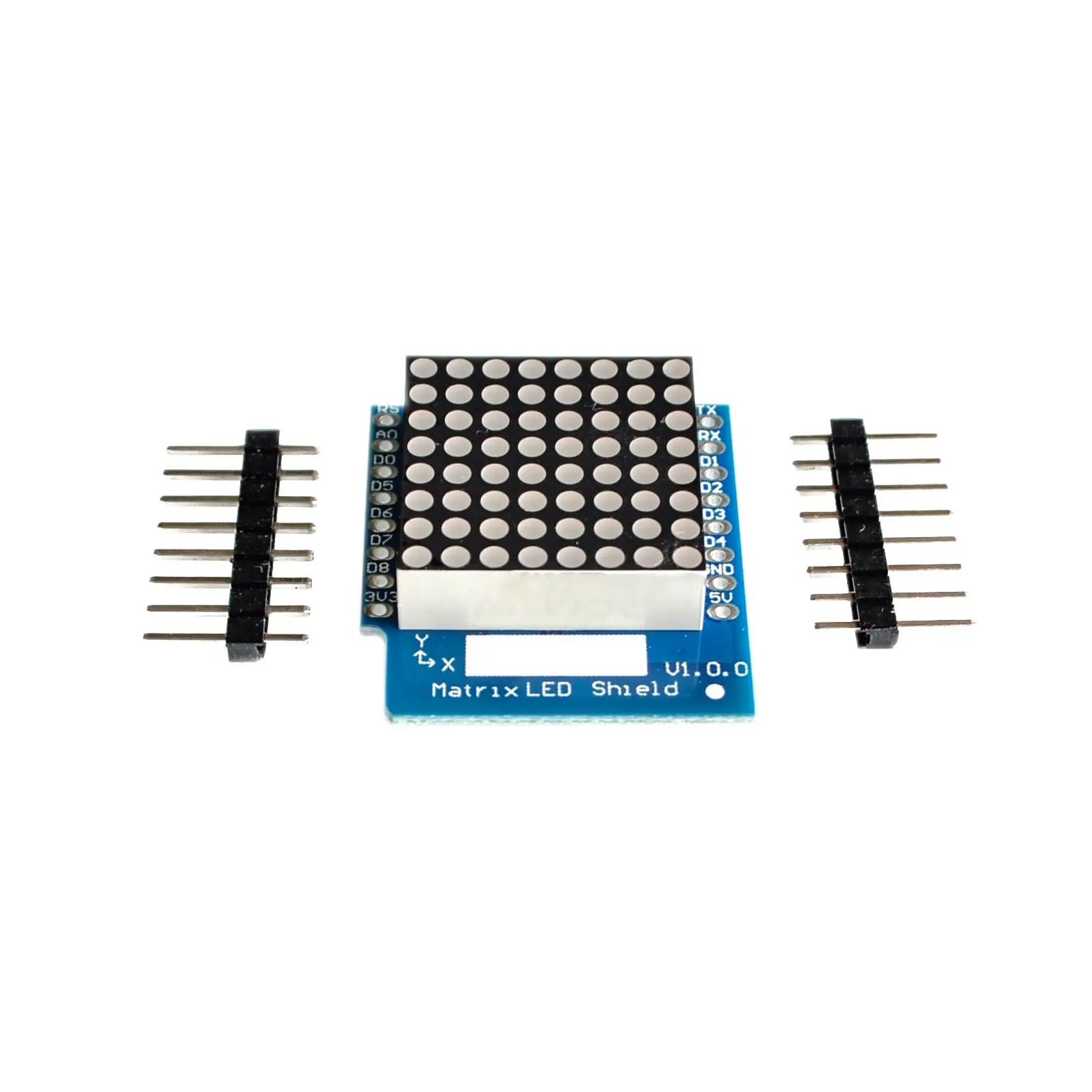 Матричный светодиодный щит V1.0.0 для WEMOS D1 mini|Интегральные схемы| |