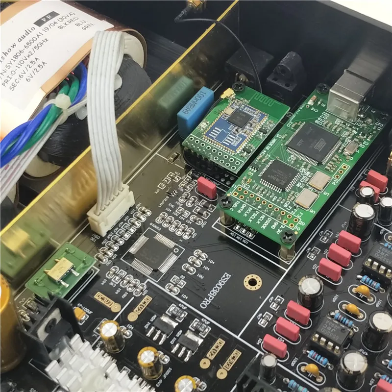 ES9038 ES9038PRO декодер Amanero USB HIFI аудио DAC + Crystek CCHD 575 поддержка DSD512 Bluetooth 5 0 CSR8675 APTX