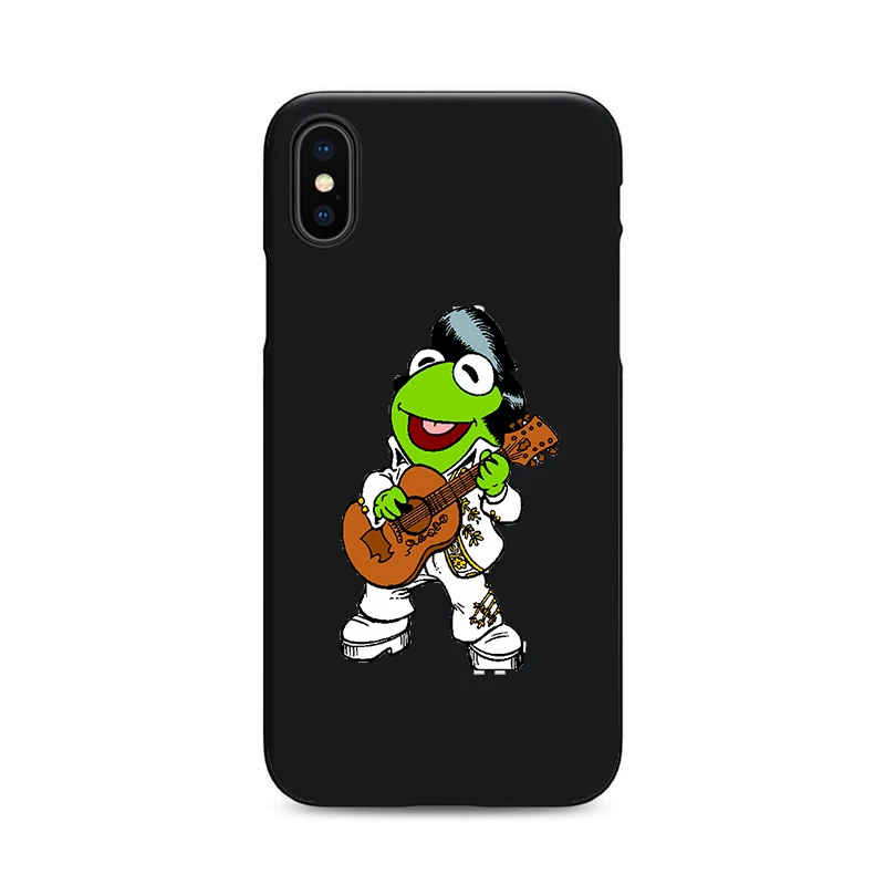 Черный чехол для телефона kermit с изображением лягушки для iPhone X, XR, XS, MAX, 6, 7, 8 plus, 5, 5S, 6s, se, для Apple 10, лучший дизайн, корпус - Цвет: 5450