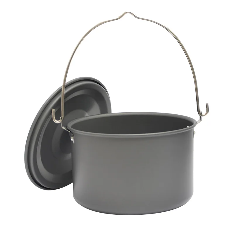 Новинка кастрюля для пикника объемом 4 л посуда кемпинга пеших походов кухонная