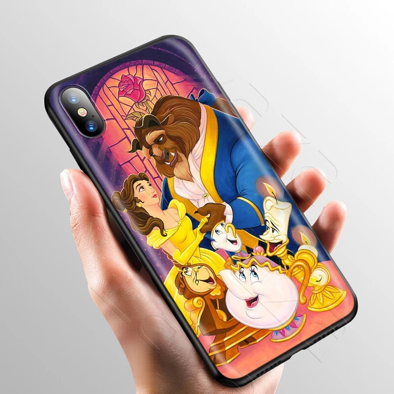 3 Lavaza Beauty Beast Rose Princess Case for iPhone 11 Pro XS Max XR X 8 7 6 6S Plus 5 5s se - Цвет: 3
