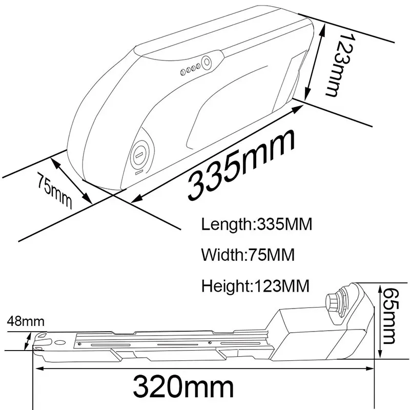 Доставка из США Sanyo/samsung батарея Tiger Shark 48V 17.5Ah литий-ионные аккумуляторы для