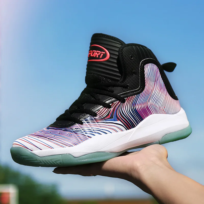 Мужская обувь для баскетбола удобная Легкая Обувь На Шнуровке со стразами 2019 |