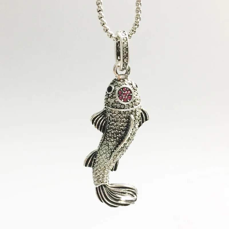 Majestic Koi подвески для женщин модные стерлингового серебра 925 пробы брендовые модные украшения Rebel бижутерия ожерелья подвесной Рождественский подарок