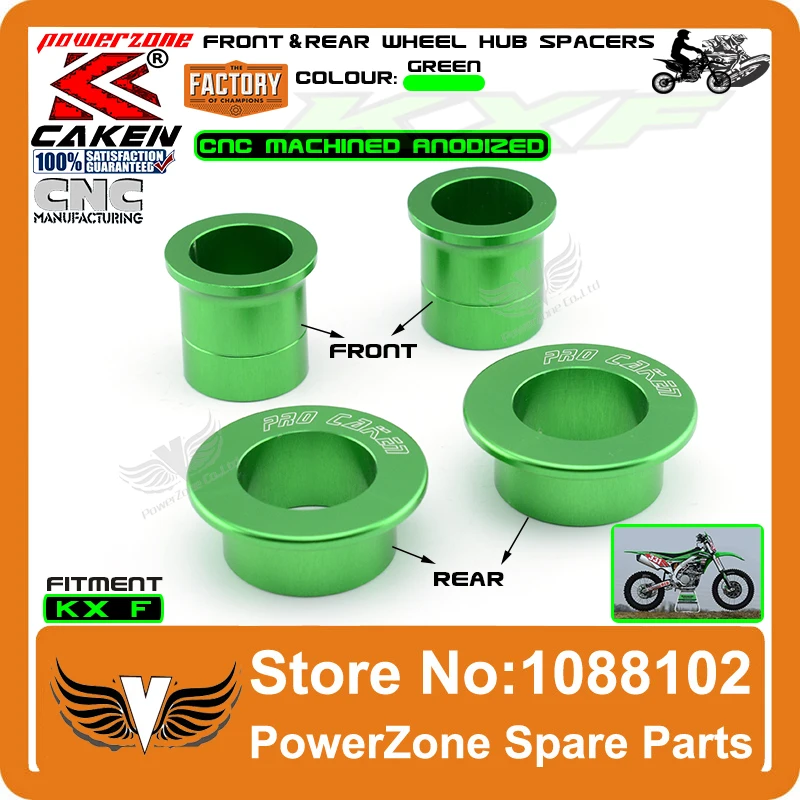 CNC Заготовка алюминиевые передние и распорки ступицы заднего колеса Fit KX125 KX250 KXF250