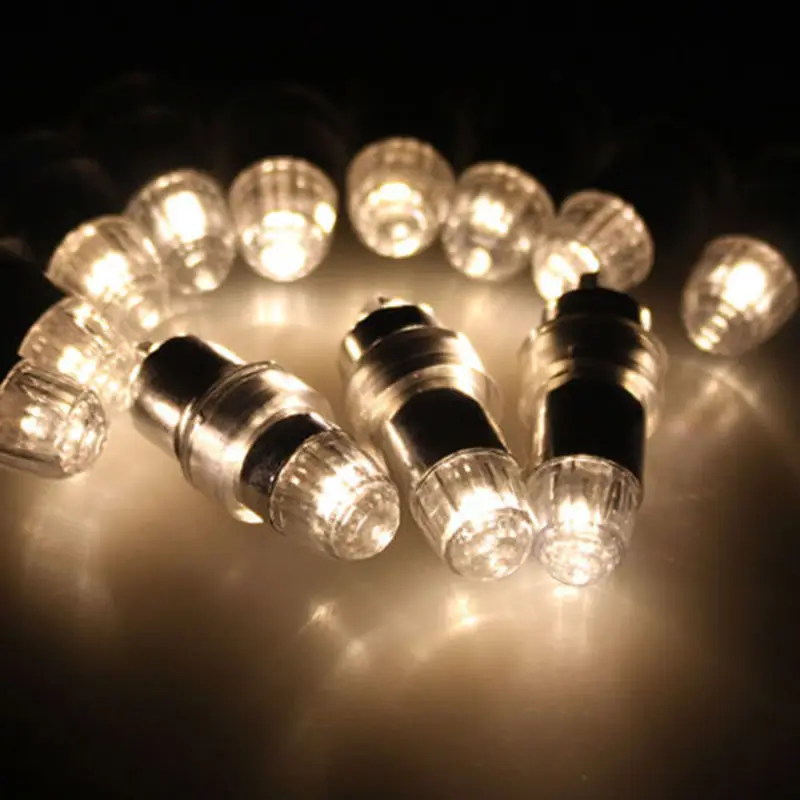 Мини RGB 10x LED вечерние воздушные шары светильник s украшение белый для бумажных