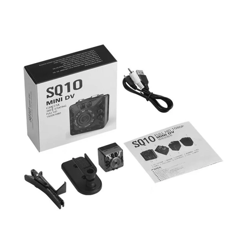 Мини-камера, маленькая DV Cam 1080P для езды на автомобиле, запись HD IR, ночное видение, обнаружение движения, портативная спортивная видеокамера