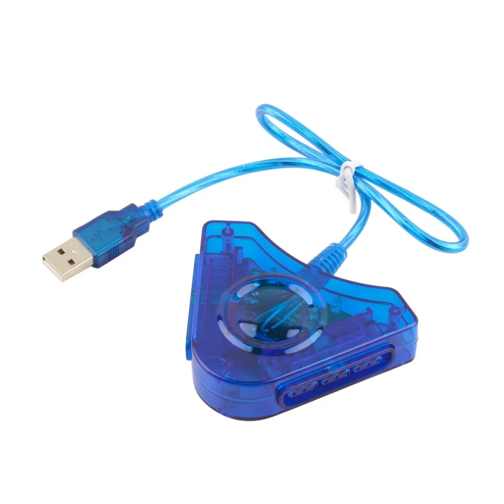 Игровой USB двойной плеер конвертер Кабель-адаптер Joypad для PS2 Привлекательный двойной для Playstation 2 PC игровой контроллер USB