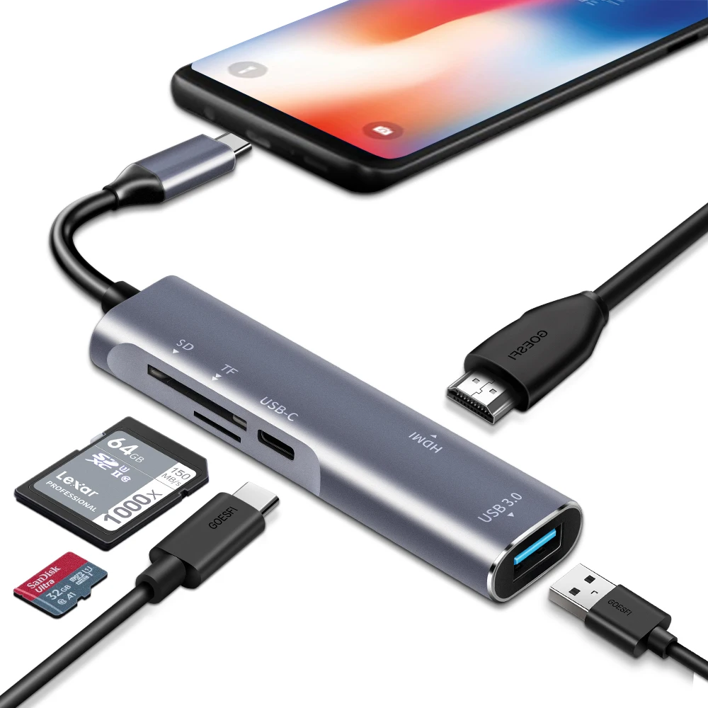 USB C/Thunderbolt 3 HDMI Адаптер Hub Desktop для Samsung Dex Station MHL Galaxy S8 S9 S10/Plus Note8/9 Type C Dock|Адаптеры Type-C|