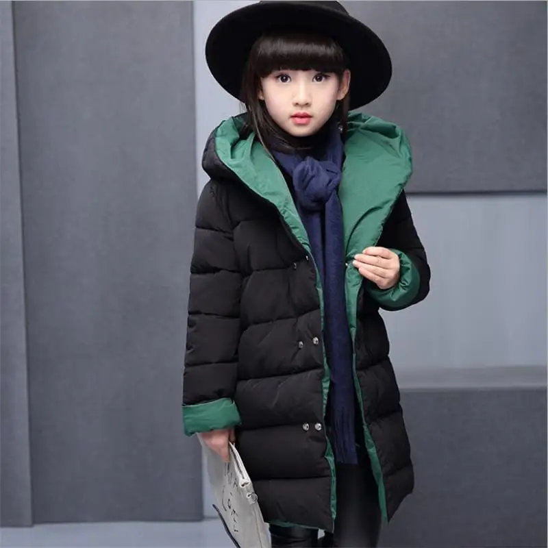 Girls Coat Baby Girl Autumn Winter Long Sleeve Jacket Children Clothes Kids Christmas Outwear Jackets Coats 8 10 12 Years | Детская