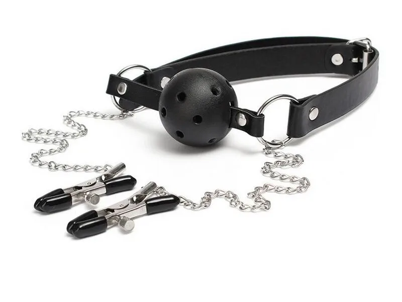 Рот кляп для Для женщин кожа рабский в рот оральный фиксатор мягкие бондаж игр