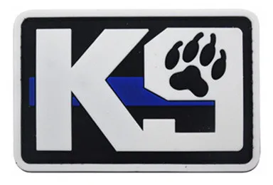 as picture1 3D PVC K9 Patch DOG Military Morale Patch Tactical Emblem Badges Hook Back Rubber Patches For Clothing Backpack Bags - Цвет: as picture1