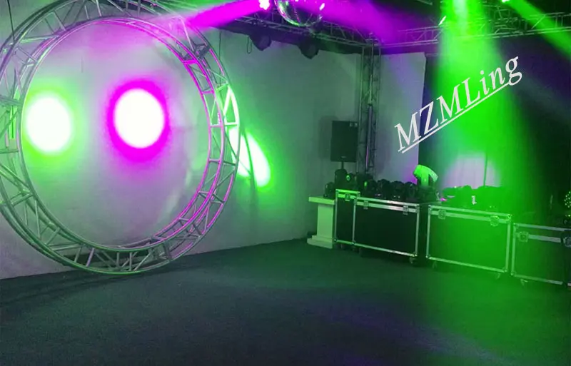 Светодиодный светильник 7x12 Вт для мытья/масштабирования DMX512, светильник с подвижной головкой, Профессиональный DJ/бар/вечерние/шоу/сценический светильник светодиодный сценический светильник
