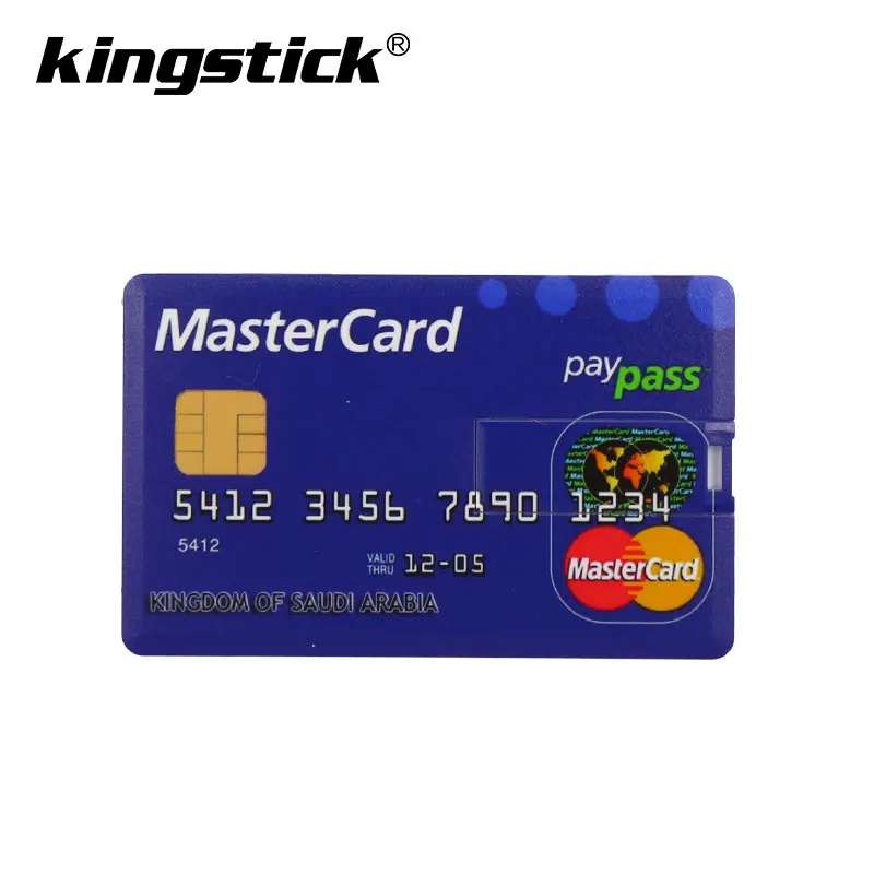 M3-MasterCard-BLUE Реальный Ёмкость банковская карта памяти USB Стик HSBC Мастер кредитная карта USB флеш-накопитель 64Гб флэш-накопитель 4 ГБ 8 ГБ оперативной памяти, 16 Гб встроенной памяти, 32 ГБ флэш-накопитель 128 ГБ - Цвет: M3-MasterCard-BLUE