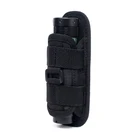 Чехол-кобура для фонарика с ремнем, чехол для фонарика, чехол-кобура для тактифонарь Рика с вращающимся на 360 градусов зажимом