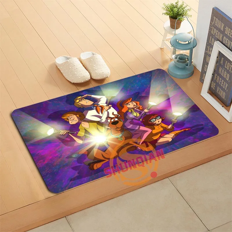 Изготовленный на заказ коврик для ванной Scooby Doo коврик для ног домашний декор коврики для ванной двери коврик для пола A320#138