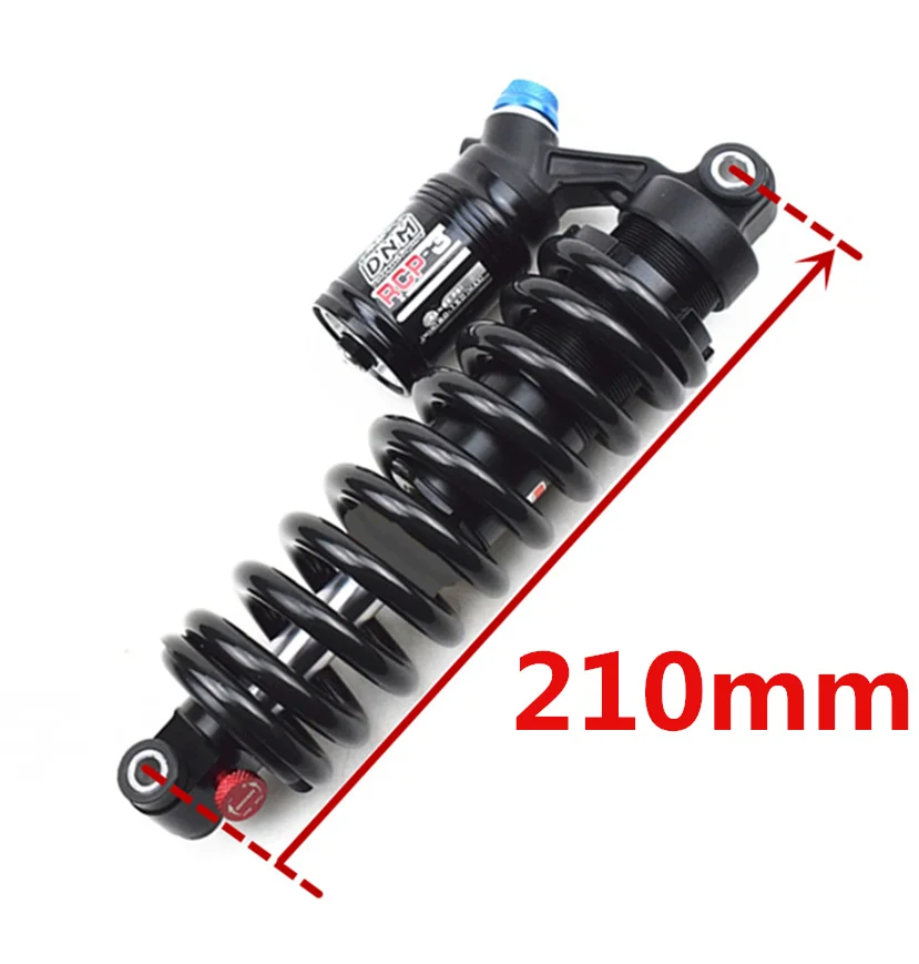 210mm DNM, RCP3-2, 165-265 мм, горный велосипед, MTB, прочный, ebike, металлическая задняя подвеска, амортизатор, горный амортизатор, амортизатор ударов, Электрический мотор, велосипед - Цвет: 210mm