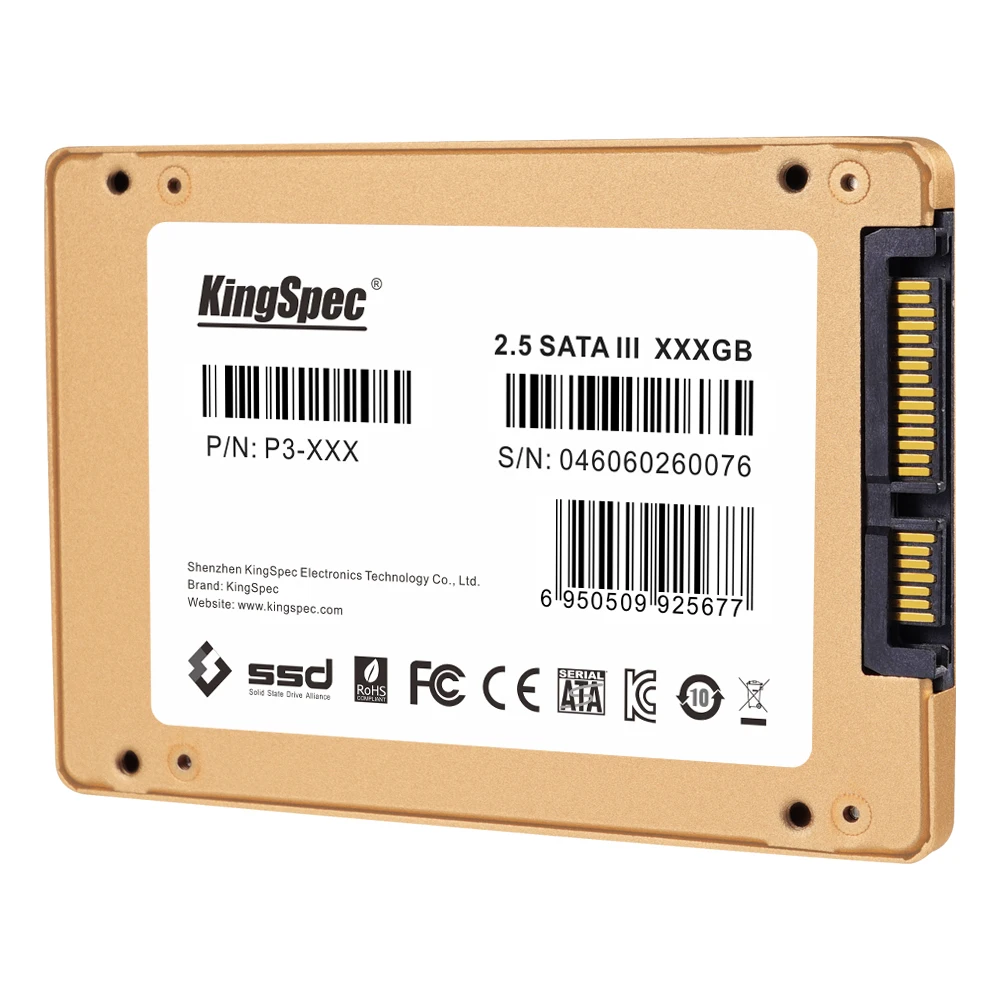 P3-256 Kingspec P3 серии hdd 2.5 SATA &quotSATAIII 240 Г ГБ SSD ТВЕРДОТЕЛЬНЫЙ накопитель Жесткого Диска
